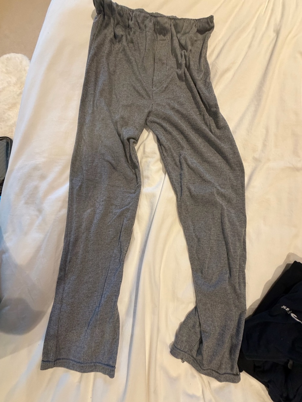 Vintage American Airlines First Class Lounge Pajama Pants Gray L/XL
